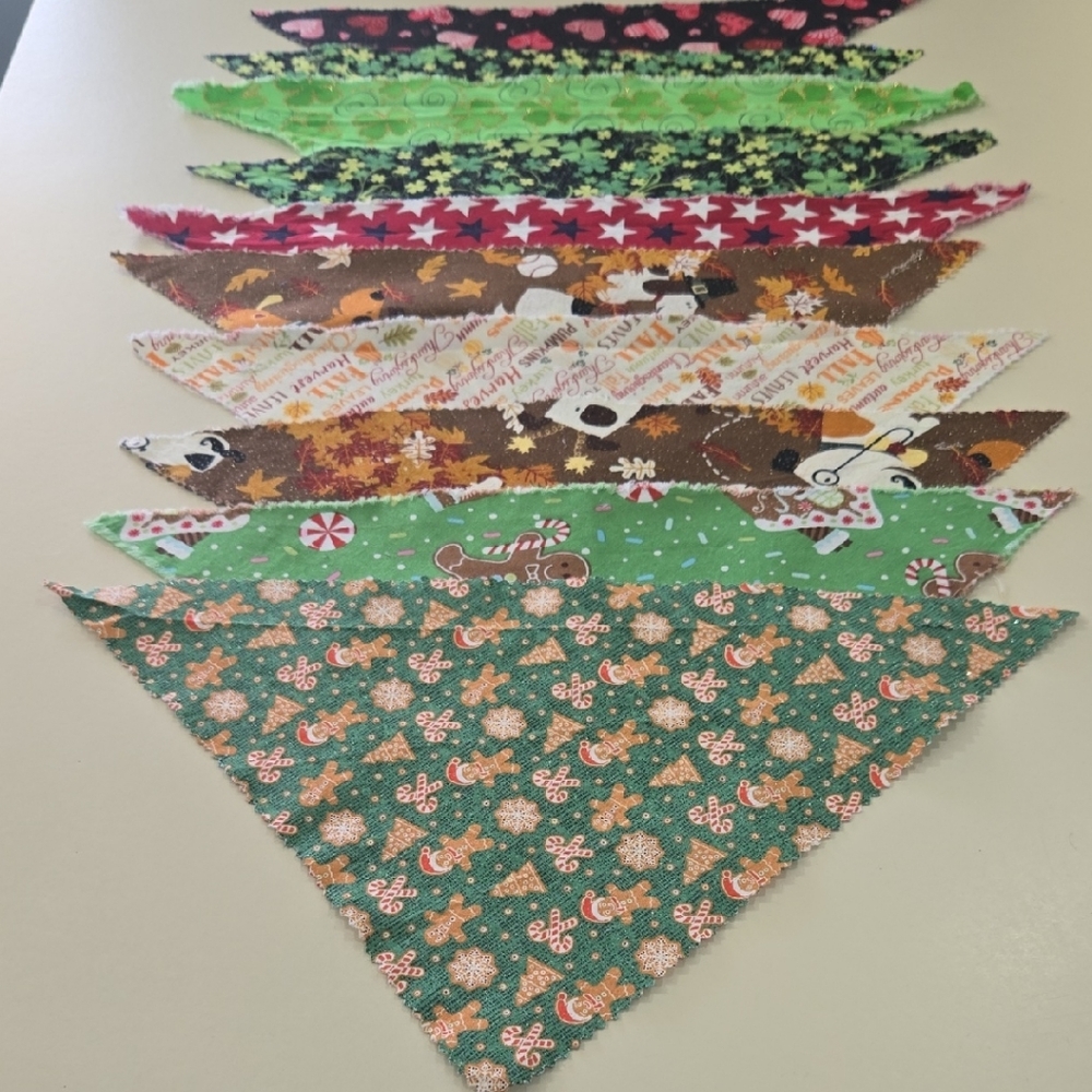 Small Dog Holiday Scarf Collection
